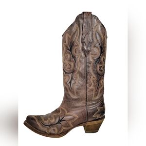 Brown Western Leather Boots